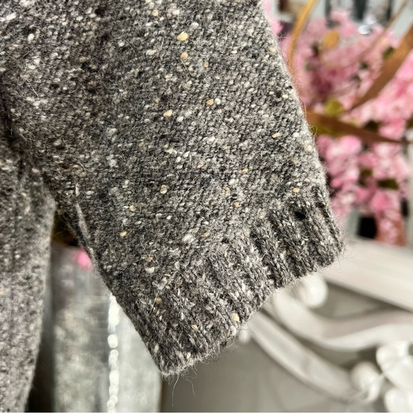 SONIA by Sonia Rykiel Gray Wool & Mohair Knit Top - Small P (Excellent Cond) - Picture 6 of 11